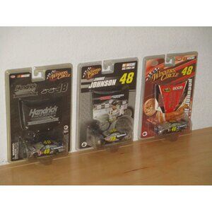 Wholesale Nascar Lot of  Jimmie Johnson Winners Circle Cars with Plaques Sealed